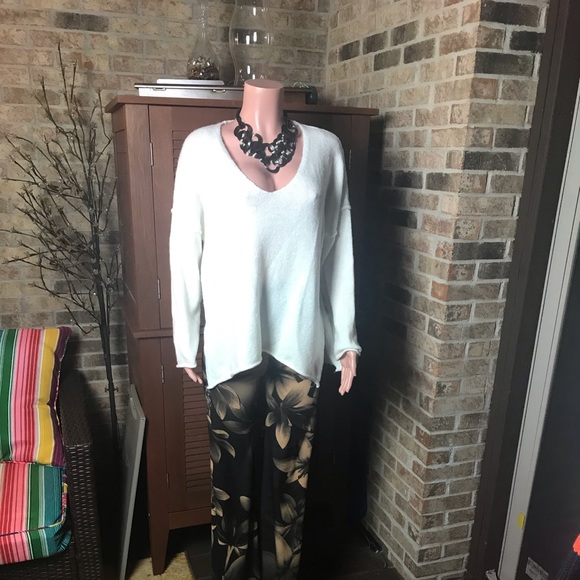 Lily Print Palazzo Lounge Beach Pants NWT - Picture 4 of 13